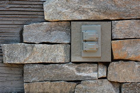 electrical box for stone veneer|affinity stone veneer.